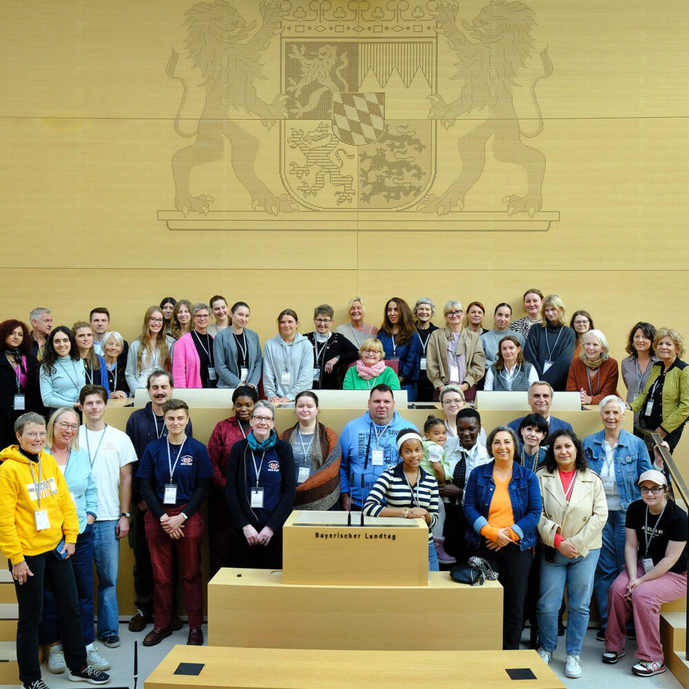 Besuchergruppe im Bayerischen Landtag